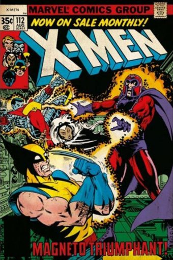 X-Men Comic Book Number 112 vs. Magneto Triumphant Cover 24 x 36 Inch Poster