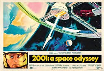 2001: A Space Odyssey 36 x 24 Inch Horizontal Movie Poster