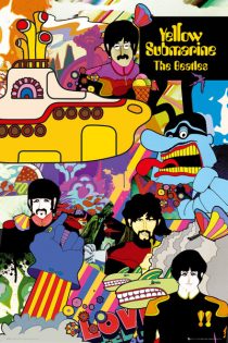 The Beatles – Yellow Submarine Collage  24 X 36 inch Poster