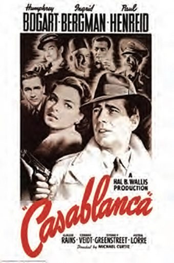 Casablanca One Sheet 24 x 36 Inch Movie Poster