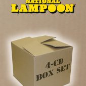 The Classic National Lampoon 4-CD Comedy Box Set including routines by Bill Murray, John Belushi, Gilda Radner, Chevy Chase, Richard Belzer + many more
