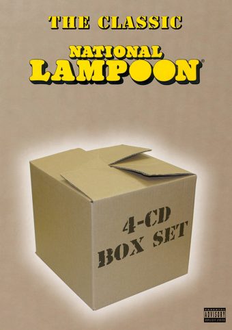 The Classic National Lampoon 4-CD Comedy Box Set including routines by Bill Murray, John Belushi, Gilda Radner, Chevy Chase, Richard Belzer + many more