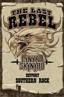 Lynyrd Skynyrd “Wanted” The Last Rebel – Support Southern Rock 24 x 36 inch Music Poster
