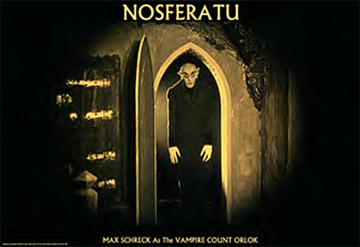 Nosferatu with Max Schreck 36 x 24 Inch Movie Poster