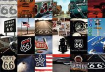 Route 66 Collage Photos 36 x 24 inch Poster