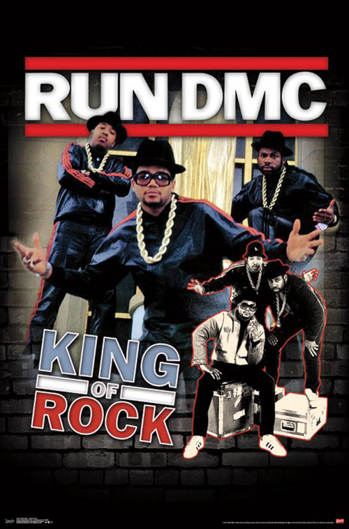 Run DMC King of Rock 23 x 35 inch Music Poster