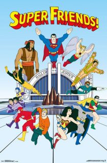 Super Friends Team 22 x 34 inch TV Series Poster