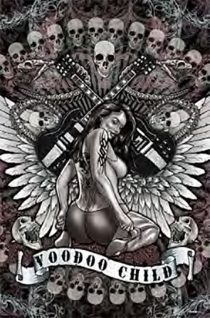 Voodoo Child 24 x 36 inch Music Poster