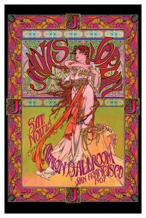 Janis Joplin at Avalon Ballroom, San Francisco 1967 Bob Masse 16×24 inch Rock Music Concert Poster
