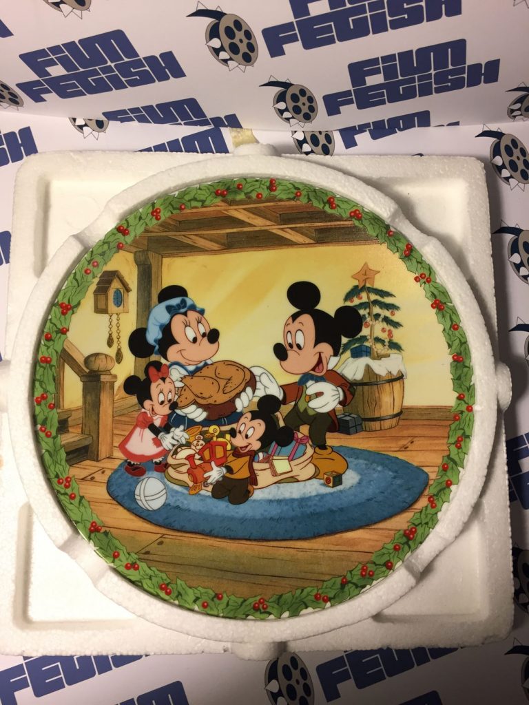 Walt Disney Mickey’s Christmas Carol Limited Edition Plate – God Bless Us, Every One by Lisa Keene #4289