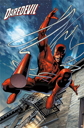 Daredevil with Billy Club 24 x 36 inch Comics Poster
