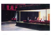 Edward Hopper’s Nighthawks 36 x 24 inch Art Poster