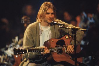 Nirvana Lead Kurt Cobain Unplugged 36 x 24 inch Music Poster