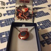 Marvel Captain America Civil War Shield Logo Pendant Stainless Steel Necklace (2016)