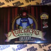 M&M’s Limited Edition Nutcracker Sweet Candy Dispenser – Blue Character with Yellow Holiday Suit