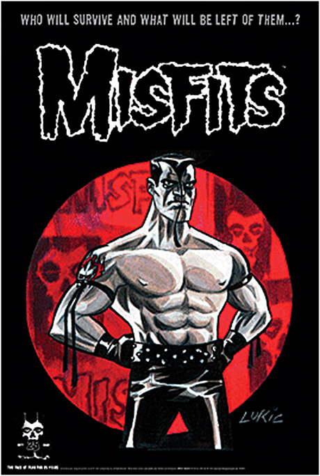 Misfits 25th Anniversary Music Poster