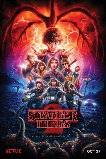 Stranger Things 24 X 36 inch Character Collage Television Series Poster
