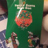 Tweety Santa Bean Bag 8 inch Plush Doll Looney Tunes (1998)