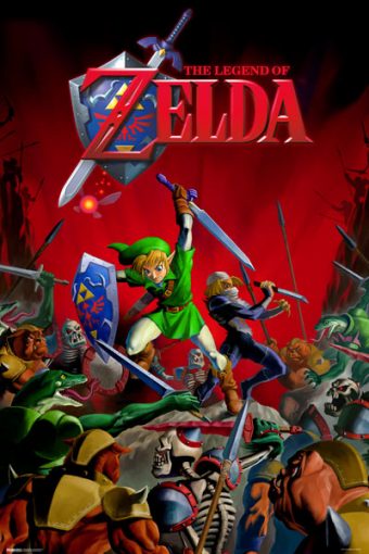 The Legend of Zelda – Battle 24 X 36 inch Game Poster