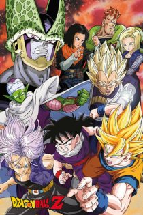 Dragonball Z Cell Saga 24 x 36 inch Anime Poster