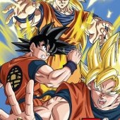 Dragonball Z – Goku Three Character Pose 24 x 36 inch Anime Poster