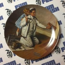 Norman Rockwell Limited Edition 1983 Edwin M. Knowles The Painter Plate Number 6,998