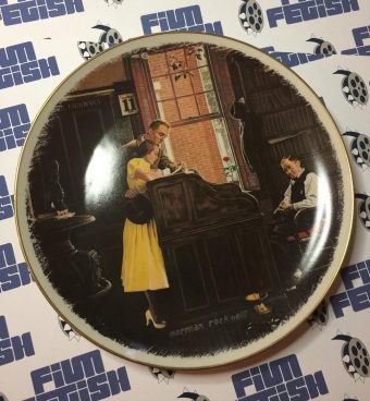 Norman Rockwell Limited Edition Gorham Fine China The Marriage License Plate Number B40069 (1976)