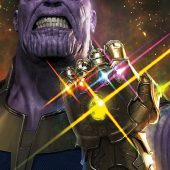 Avengers: Infinity War Thanos Fist Punch 22 x 34 inch Movie Poster 15239