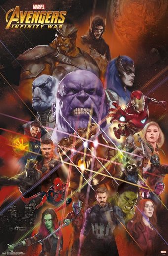 Avengers: Infinity War Universe 22 x 34 inch Movie Poster