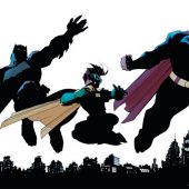 DC Comics Superhero Trio – Batman, Robin and Superman 34 x 22 inch Poster