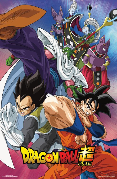 Dragon Ball Super Group Collage 22 x 34 inch Television Series Poster