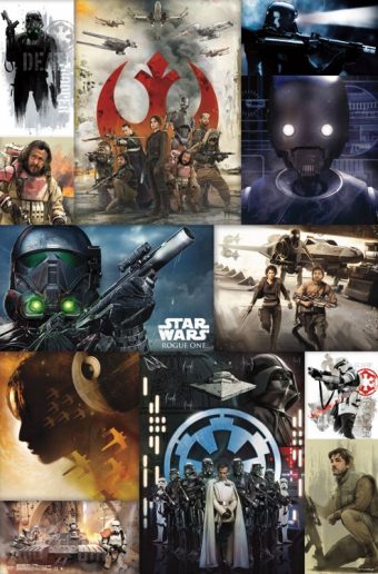 Rogue One: A Star Wars Story Character Collage 23 x 34 inch Movie Poster