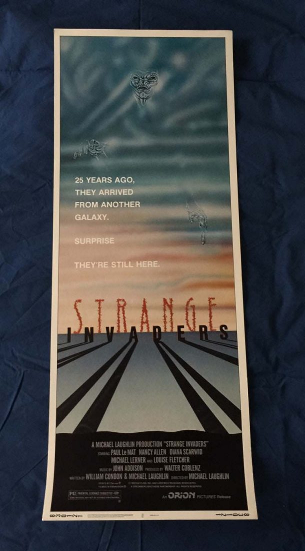 Strange Invaders Original Insert 14 x 36 inch Movie Poster (1983)