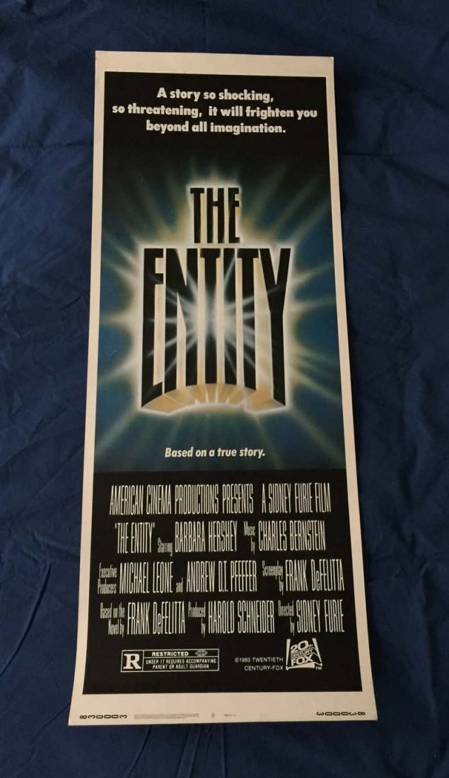 The Entity Original Insert 14 x 36 inch Movie Poster (1982)