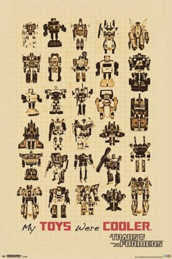 Transformers – My Toys Were Cooler Diagram 24 x 36 inch Poster
