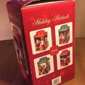 Coca Cola Holiday Portraits Stoneware Canister Sakura Red (2002) with Box