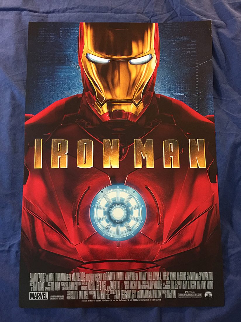 Iron Man 18.25 x 27 inch Mini Poster San Diego Comic Con (SDCC) Convention Exclusive (2008)