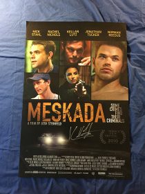 Meskada Movie Poster Signed by Kellan Lutz (2010)