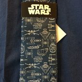 Star Wars Universe Space Ship Blueprint Style Necktie