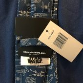 Star Wars Universe Space Ship Blueprint Style Necktie