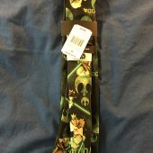 Star Wars Universe Yoda Pattern Necktie