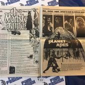 The Monster Times Volume 1 Number 11 with Planet of the Apes Poster Insert (June 14, 1972)