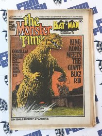 The Monster Times Volume 1 Number 7 Including Godzilla Poster Insert (April 26, 1972)
