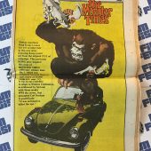 The Monster Times Volume 1 Number 7 Including Godzilla Poster Insert (April 26, 1972)