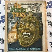 The Monster Times Volume 1 Number 8 Including Dracula Poster Insert (May 10, 1972)