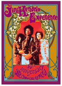 The Jimi Hendrix Experience 50th Anniversary Are You Experienced 16×23 inch Poster