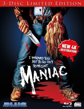 Maniac 3-Disc Limited Edition Collector’s Blu-ray + Soundtrack Set