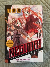 Negima Magister Negi Magi by Ken Akamatsu – Volumes 1-3