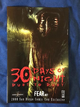 30 Days of Night: Dust to Dust 2008 San Diego Comic Con Exclusive Preview Comic