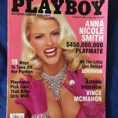 Playboy Magazine Anna Nicole Smith Cover (February 2001)
